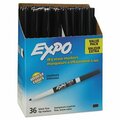 Sanford EXPO, LOW-ODOR DRY-ERASE MARKER, FINE BULLET TIP, BLACK, 36PK 1921062